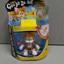 Heroes of Goo Jit Zu Stretch Surge Tails, Powered Up with Glow Surge Giving Him Glow-in-The-Dark Powers, Scrunchy, Stretchy Filling, Stretch Him Up to 3 Times His Size  Sensory Toys