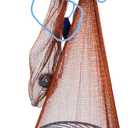Alvinlite Cast Net for Bait Trap Fish 8ft 10ft 12ft 14ft 16ft Radius Fishing Cast Net Throw Cast Net with Heavy Duty Zinc Sinker for Freshwater and Saltwater ([IMAGE])