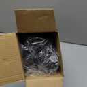 Fanhaw 32 oz Insulated Water Bottle  Portable Stainless Steel Flask with 3 Lids (Straw, Spout, Carabiner) | Leakproof, for Gym, Hiking, Work, Travel & Everyday Use (Black)