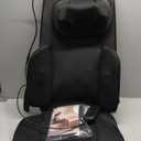 belhope Shiatsu Neck and Back Massager with Heat, 4D Kneading Back Massager for Pain Relief Deep Tissue, Comfortable Back Massage for Chair, Massage Mat for Office Home, Gifts for Mother Men Women