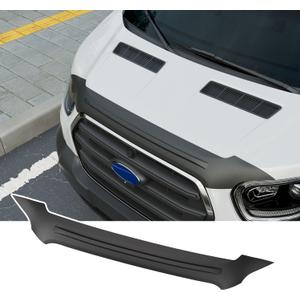 Hood Protector Compatible with 2021-2026 Ford Transit Deflector Upgraded TPE Updated 2020 Shield (Not for Connect) Hood Deflector Replacement for 2021-2026 Ford Transit Accessories