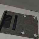 Universal 10 Inch Tablet Case, Universal 10.1 Inch Tablet Case, Viclowlpfe Protective Folio Stand Android Case for 9.6-11 Inch Tablet with Hand Strap and Cards Slots, Blackish Green