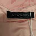MEROKEETY Women Summer Floral Wedding Guest Maxi Dress 2026 Formal Short Sleeve Square Neck Bodycon Cocktail Party Long Dress (Pink, S)