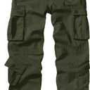 Men's BDU Casual Military Pants, Tactical Wild Army Combat ACU Rip Stop Camo Cargo Work Pants Trousers with 8 Pockets (29)