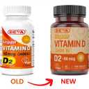 DEVA Vegan Vitamin D2 60 mcg 2400 IU, Ergocalciferol Supplement with No Animal Ingredients, 90 Tablets (Pack of 2)