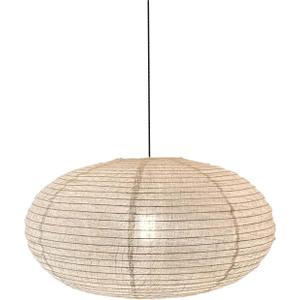 19.69(50cm) Oval Fabric lampshade,Burlap Lamp Handmade Linen Pendant Light Shade for minimalist,Home decoration: Bedroom, Study, Living Room, Weddings and Birthday Parties