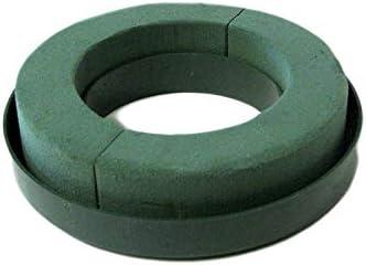 Foam Rings 6" Two (2) Per Order MaxLife Foam Rings - Green Mache-Backed by Oasis