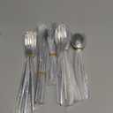 KINGSTONE Silverware Set, 20-Piece Flatware Set Cutlery Set Premium 18/10 Stainless Steel, Tableware Include Forks Knives Spoons for Home Kitchen Restaurant Wedding, Dishwasher Safe