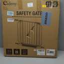 Baby Gate No Drilling, 29"-40" Auto Close Dog Gate Indoor for Doorways & Stairs, Pressure Mounted Adjustable Pet Gate, Easy Walk Through Child Gate for Children & Pets Stroller Friendly, White