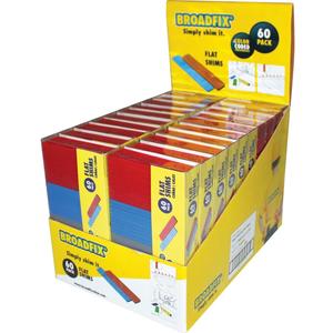 Broadfix Shim Flat Plastic 60PK