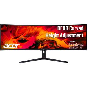 Acer EI491CR Sbmiiiphx 49" 1800R Curved DFHD (3840x1080) Gaming Monitor | AMD FreeSync Premium Pro | 32:9 | Up to 144Hz | 4ms | 90% DCI-P3 | DisplayHDR400 | 1xDisplay Port 1.2, 1xHDMI 2.0 & 2xHDMI 1.4