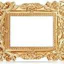 Vintage Resin Picture Frame Antique Vintage Photo Frame Mini Oval Rectangle Gothic Frames Hanging Photo Frame for Home Wall Jewelry Display Hotel Decor, Without Glass or Backing