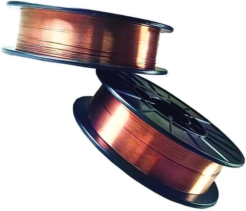 2 Rolls ER70S-6 10-LB Spool Mild Steel MIG Welding Wire (2 Rolls of 0.030")