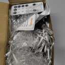 JXLEDAYY 200 FT 500 LED Christmas Lights Outdoor Fairy Lights Plug in Extra Long String Lights Waterproof 8 Modes Timer for Outside House Tree Garden Yard Wedding Party Decorations-Blue & Green