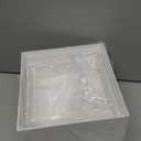 PecMuikee Buffet Risers, Food Risers for Buffet Table, Display Stand Shelf for Catering Dessert Collectibles Jewelry Figures Show, Acrylic Cube Display Nesting Risers with Hollow Bottoms 3PCS