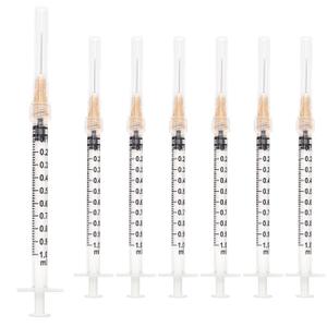 100pcs 1ml/cc 25G 5/8 inch (16mm) for Industrial Scientific Accessories, Refilling Liquid, Individually Wrapped