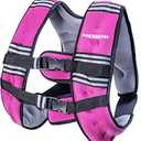 PACEARTH Weighted Vest, 20lb Weight Vest with Reflective Stripe, Body Weight Vests Adjustable for Men, Women Workout, Strength Training, Running, Walking, Jogging