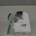 White Button Up Long Sleeve Shirt with Clip On Tie, 14Y
