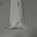 Stove Gap Covers Stainless Steel 2 Packs, 13.8~27.6 Inch Adjustable Heat Resistant Not Sharp Gap Filler, Easy to Clear Stove Counter Gap Cover Suitable for Even Surface (Silver)