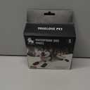 TRUE LOVE Dog Shoes Waterproof Anti-Slip Rain Boots with Reflective TLS3961 (5#, Red)