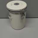 Stainless Steel Coffee Canister - 22OZ Airtight Coffee Bean Storage Grounds Container Holder with Date Tracker & Measuring Scoop, Kitchen Food Canister Jar for Cereal, Sugar, Tea, Flour, Gifts