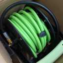 Pressure Cleaner 5000 PSI,2.8 GPM Power Cleaner with Foam Cannon,Portable Cleaner with 33ft Hose Reel,4 Nozzle Tips,and Soap Bottle for Cars/Home/Driveways/Patios/Decks/Fences(Green)