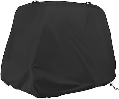 TORUTA Miter Saw Cover 600D Heavy Duty Oxford Cloth-Black 23.23"Lx23.23"Wx17.72"H Water and Sun Protective Cover for Composite Wood Saws