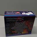 DG-Direct Christmas Tree Topper Lighted with 6 Projected Patterns, Led Rotating Magic Snowflake, 3D Hollow Glitter Lighted Silver Snow Tree Topper for Christmas Tree Decorations, Silver