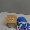 Interactive Dog Octopus Toy, Upgrade Automatic 1.5H Jumping Ball with Motion Activation for Small Large Dogs, 2 in 1 Rechargeable Move & Tug Plush Toy Pets Keep Busy, No Music (Blue Crinkle)