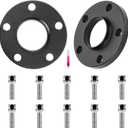 Aeagle 12mm Hubcentric Wheel Spacers 5x112 Thread 14x1.5 Hub Bore 66.6mm for E200 E250 C200 E63 C63 AMG A5 S5 A6 S6 A7 A8, Forged Aluminum Wheel Adapters 2PCS