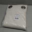 NICETOWN Natural 100% Blackout Linen Curtains 84 inch Long Burg for Living Room, 2 Panels, 52" Wide, Farmhouse Thick Completely Blackout Window Treatment Thermal Insulated Warm Drapes for Winter