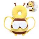 PandaEar Baby Head Protection Backpack, Toddler Walking Head Protector, Adjustable Head Protector Pad Safety Cushion (Yellow)