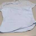 SUUKSESS Women Sexy Mesh Sheer Short Sleeve Tops Mock Neck Ruched Going Out Shirts, No Size