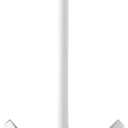 Clorox Toilet Plunger with Hideaway Holder Caddy Heavy-Duty Compact Design with Non-Skid Rubber Base for Bathroom Convenient Storage Toilet Unclogger, 6.5x19.5-Inch, White
