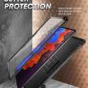 SUPCASE for Samsung Galaxy Tab S10 Ultra Case with Stand (Unicorn Beetle Pro), [Built-in Screen Protector & S Pen Holder] Full-Body Heavy Duty Tablet Cover for Galaxy Tab S9 Ultra/S8 Ultra, Black