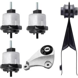Set of 5, Engine Motor Mount and Trans Motor Mount Compatible with 2007-2008 Enclave Acadia Outlook 3.6 Auto, Replacement OE A5499HY, A5499HY, A5426, A5428, A5499HY