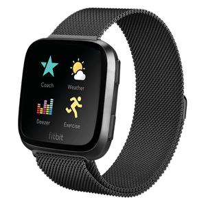 Stainless Steel Mesh Band For Use With Fitbit Versa