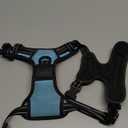 PHOEPET No Pull Dog Harnesses for Small Dogs Reflective Adjustable Front Clip Vest with Handle 2 Metal Rings 3 Buckles [Easy to Put on & Take Off](S, Blue)