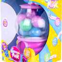 Gumball Magic Gumball Machine Toy Interactive Light Up Surprise Machine with 7 Gumball Reveals, Squishy Fidget Toys, Puffy Stickers & Positive Affirmations, Collectible Toy for Kids Girls Boys 410