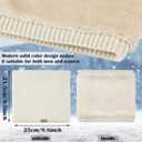 HYUET Winter Neck Gaiter Men, Fleece Neck Warmer Windproof Face Scarf Mask Face Cover Neck Cover for Men Women Ski (White)