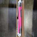 Ostrich 72" x 22" Chaise Lounge Portable Lightweight Reclining Lounger, Outdoor Patio Beach Lawn Camping Pool Tanning Chair, Pink (Pink)