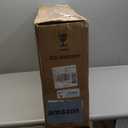 Vintage-Style Bathroom Wood Black Cabinet with 16.5''x24'' Black Metal Frame Curved Mirror, Recessed Medicine Cabinet, Bathroom Storage Cabinet