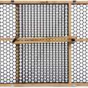 Safety 1st Bamboo Baby Gate for Doorways, No Drill Easy Install, Dog Gates, Fits 28"-42", 24" High, Bamboo and Black
