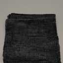 decorUhome Spring Black Chenille Euro Sham Throw Pillow Covers 22x22 Set of 2 Textured Soft Cozy Slubby Couch Pillow Covers Modern Farmhouse Boho Decorative Pillow Cases for Bed Sofa Living Room