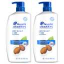 Head & Shoulders Shampoo, Daily-Use Anti-Dandruff Paraben Free Treatment, Dry Scalp Care with Almond Oil, 32.1 fl oz, Twin Pack (32.1 Fl Oz (Pack of 2))