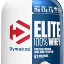 Dymatize Elite WHEY 25g Protein Powder, Gourmet Vanilla, 67 Servings 100% Whey Protein Blend, 5.5g BCAAs, 2.7g Leucine, Muscle-Building Amino Acids, Gluten-Free, 5 lb, BBD 03/2028