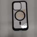 Miracase Magnetic for iPhone 14 Pro Case 6.1 inch, (Compatible with MagSafe) Upgrade Full-Body Clear Phone Bumper Case with Built-in 9H Tempered Glass Screen Protector, Black