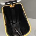 Slim Bathroom Trash Can with Soft Close Lid Stainless Steel Garbage Can Step Trash Bin with Removable Inner Bucket for Bedroom, Office, Kitchen (Matt White, 3.5 Gallons)