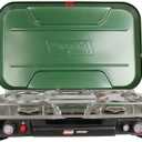 Coleman Classic 3-Burner Propane Camping Stove with InstaStart Ignition, Portable Cooktop with 3 Adjustable Burners & 28,000 BTUs of Power for Camping, Tailgating, Grilling, Hunting & More (Green)