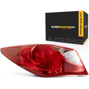 KarParts360 For Hyundai Sonata Tail Light Assembly 2011 12 13 2014 Driver Side For HY2804116 | 92401-3Q000